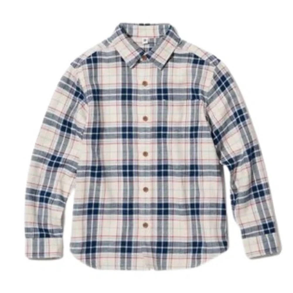 UNIQLO • Flannel Checked Long Sleeve Shirt